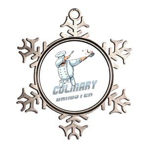 Funny Culinary Gangster Dabbing Chef Kitchen Cook Chef Cute Gift Metallic Star Ornament