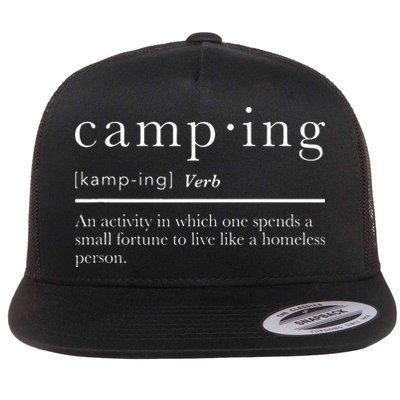 Funny Camping Gifts With Sayings For Campers Camp Definition Flatbill Hat