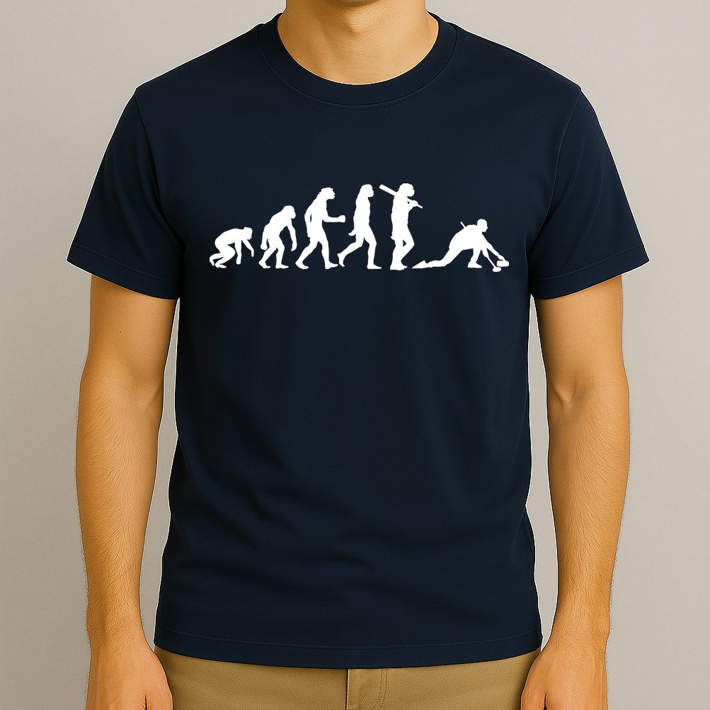 Funny Curling Gift For Men Women Curling Team Stone Player T-Shirt
