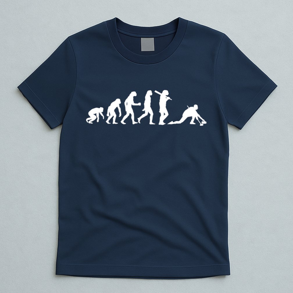 Funny Curling Gift For Men Women Curling Team Stone Player T-Shirt