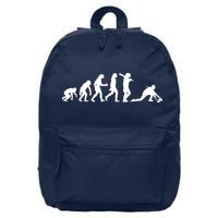 Funny Curling Gift For Men Women Curling Team Stone Player 16 in Basic Backpack