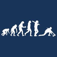 Funny Curling Gift For Men Women Curling Team Stone Player Women's V-Neck T-Shirt