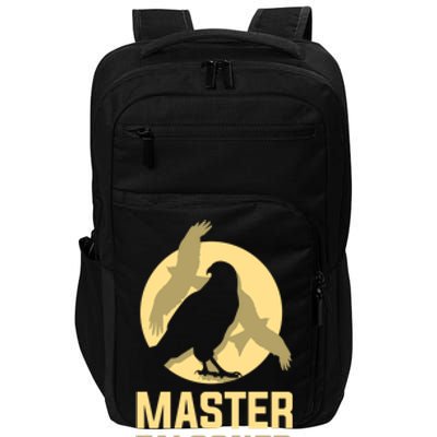 Falconry Cool Gift Master Falconer Gift Impact Tech Backpack