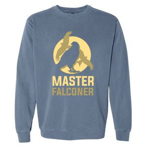 Falconry Cool Gift Master Falconer Gift Garment-Dyed Sweatshirt