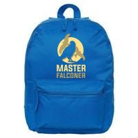 Falconry Cool Gift Master Falconer Gift 16 in Basic Backpack