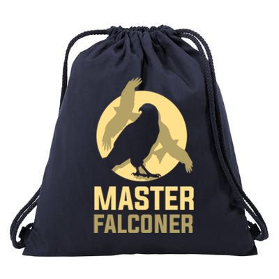 Falconry Cool Gift Master Falconer Gift Drawstring Bag