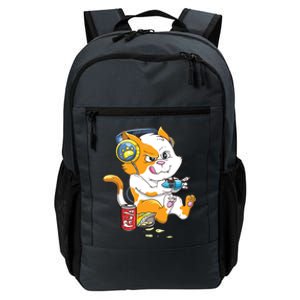 Funny Cat Gaming Cat Lover Kawaii Video Games Funny Gamer Daily Commute Backpack