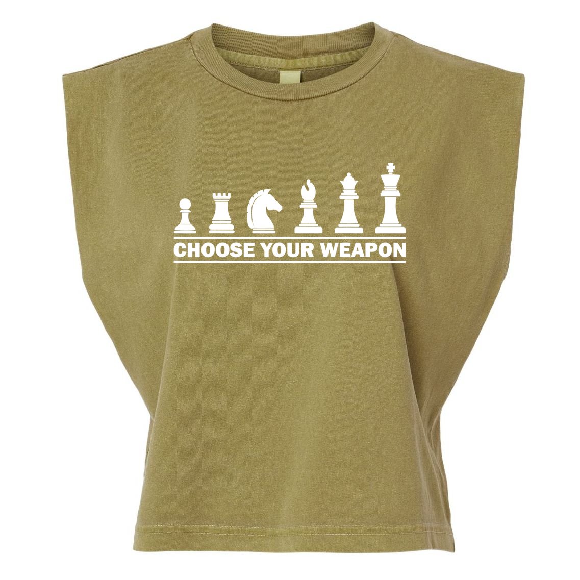 Funny Chess Gift For Chess Lover Kids Boys Girls Cool Player Gift Garment-Dyed Women's Muscle Tee