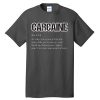 Funny Car Guy Gift CARCAINE Definition Love Of Cars Tall T-Shirt