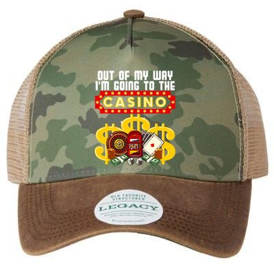 Funny Casino Gift For Cool Out Of My Way Casino Legacy Tie Dye Trucker Hat