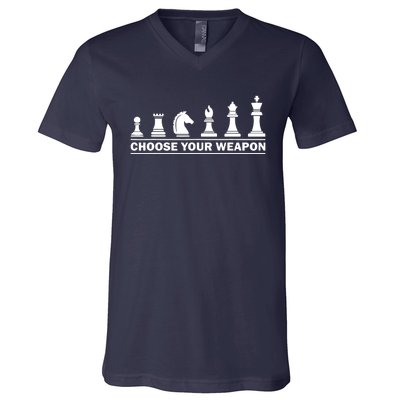 Funny Chess Gift For Chess Lover Cool Player V-Neck T-Shirt