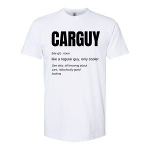 Funny Car Guy Gift CARGUY Definition Softstyle CVC T-Shirt