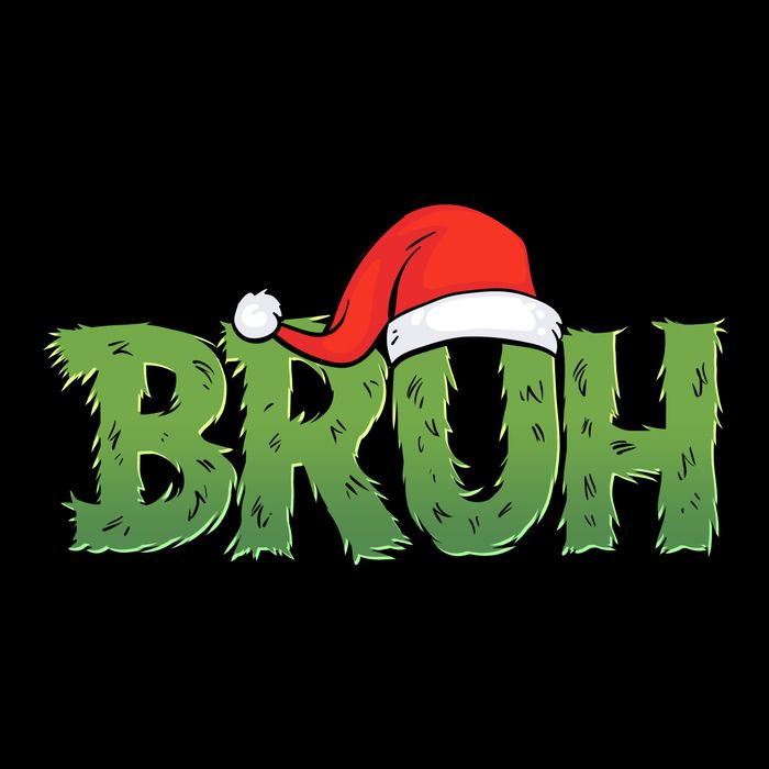 Funny Christmas Grinch Bruh Doggie Tank