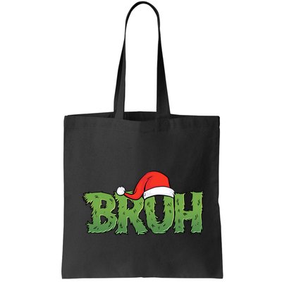 Funny Christmas Grinch Bruh Bag