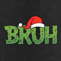 Funny Christmas Grinch Bruh Trucker Hat