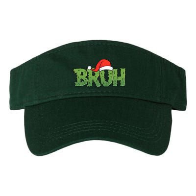 Funny Christmas Grinch Bruh Visor