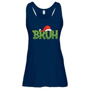 Funny Christmas Grinch Bruh Ladies Essential Flowy Tank