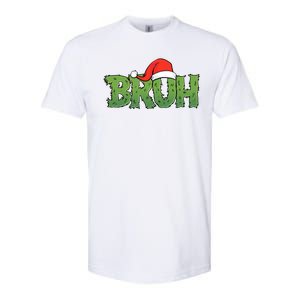 Funny Christmas Grinch Bruh Softstyle CVC T-Shirt