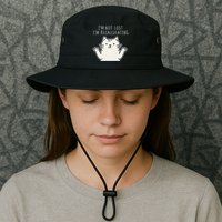 Funny Cat Gpsinspired Joke I’M Not Lost I’M Recalculating Bucket Hat