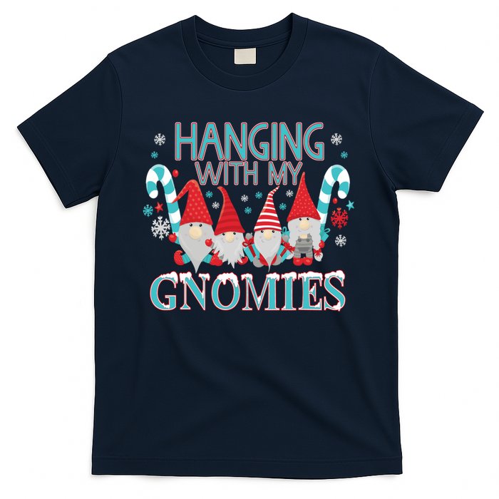 Funny Christmas Garden Gnome Gnomies T-Shirt