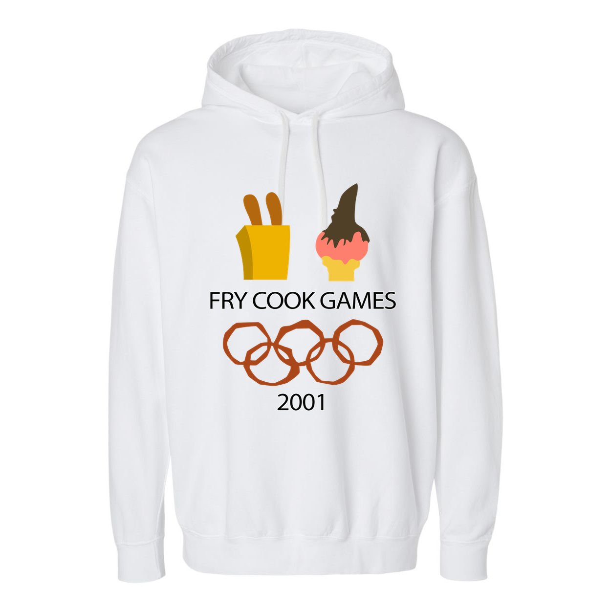 Fry Cook Games 2001 Garment-Dyed Fleece Hoodie