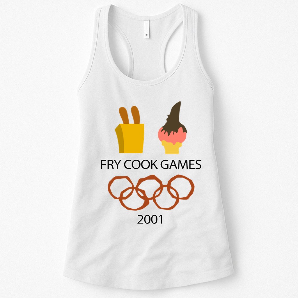 Fry Cook Games 2001 Womens Tank Top