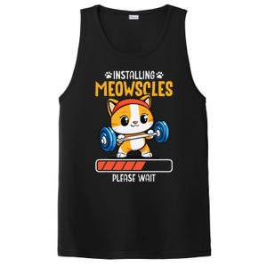 Fitness Cat Gym Installing Meowscles PosiCharge Competitor Tank