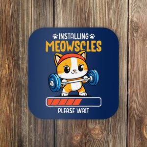 Fitness Cat Gym Installing Meowscles Coaster