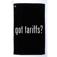 Funny Classic Got Tariffs Retro Golf Towel