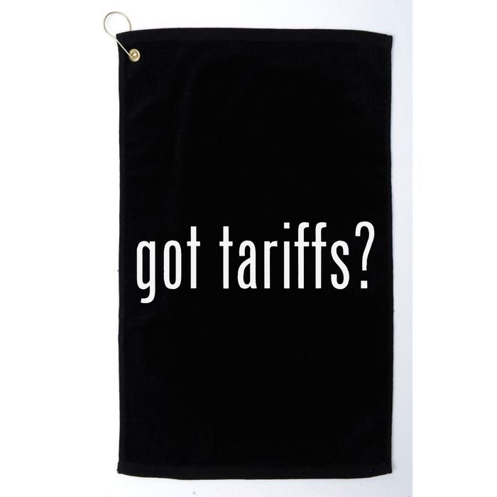 Funny Classic Got Tariffs Retro Golf Towel
