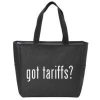Funny Classic Got Tariffs Retro Zip Tote Bag