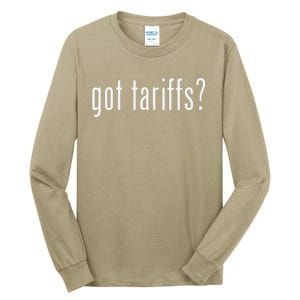 Funny Classic Got Tariffs Retro Tall Long Sleeve T-Shirt