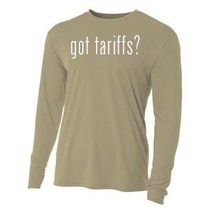 Funny Classic Got Tariffs Retro Cooling Performance Long Sleeve Crew