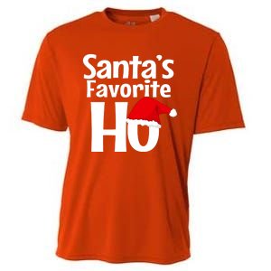 Funny Christmas Gift SantaS Favorite Ho Funny Gift Cooling Performance Crew T-Shirt