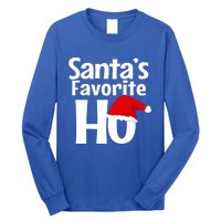 Funny Christmas Gift SantaS Favorite Ho Funny Gift Long Sleeve Shirt