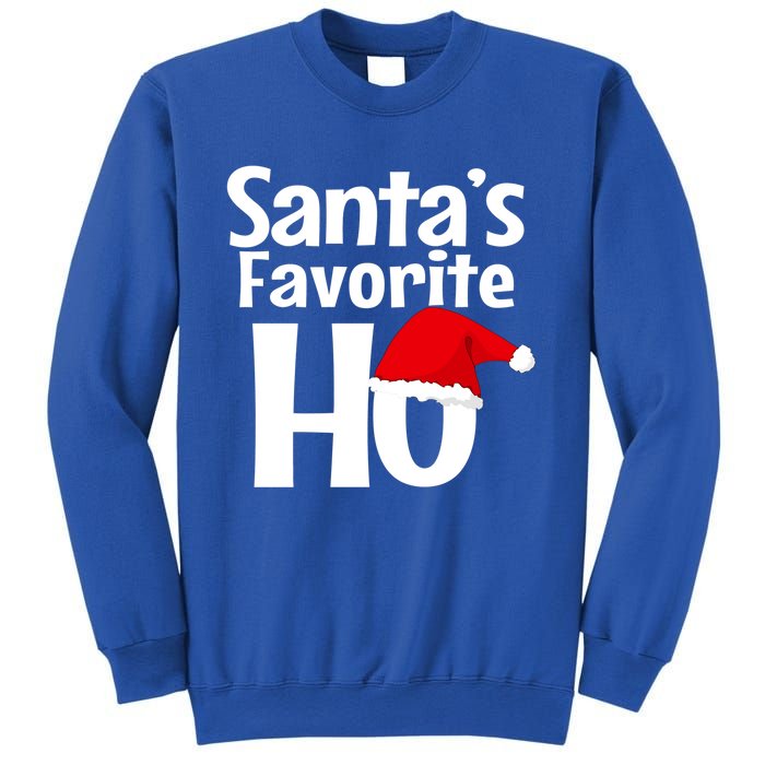 Funny Christmas Gift SantaS Favorite Ho Funny Gift Sweatshirt