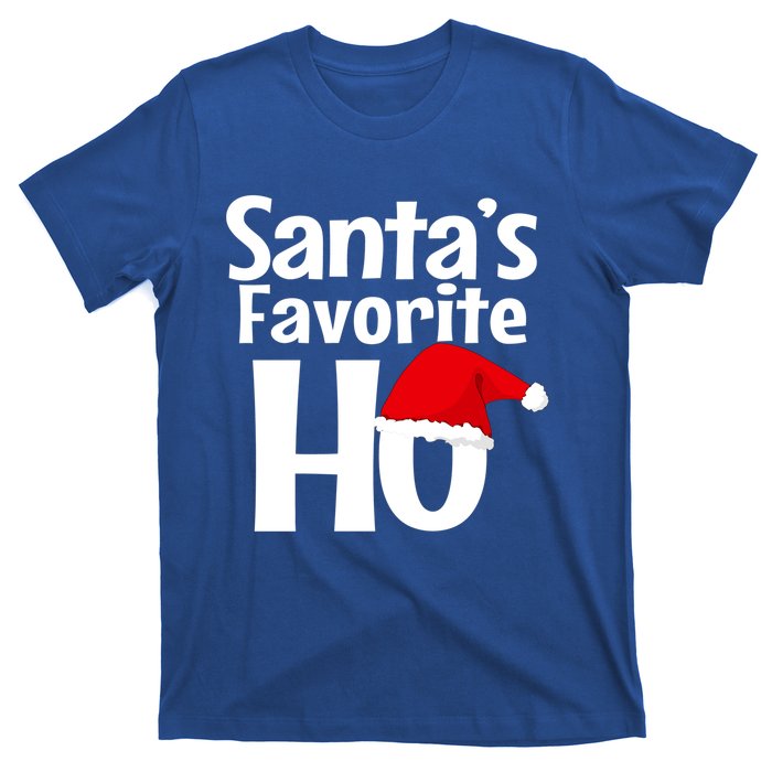 Funny Christmas Gift SantaS Favorite Ho Funny Gift T-Shirt