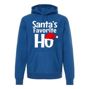 Funny Christmas Gift SantaS Favorite Ho Funny Gift Premium Hoodie