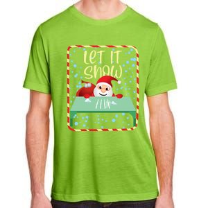 Funny Christmas Gift Cocaine Santa Great Gift Adult ChromaSoft Performance T-Shirt