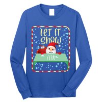 Funny Christmas Gift Cocaine Santa Great Gift Long Sleeve Shirt