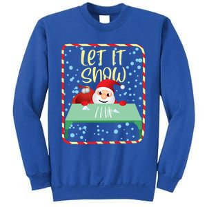 Funny Christmas Gift Cocaine Santa Great Gift Sweatshirt