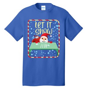 Funny Christmas Gift Cocaine Santa Great Gift Tall T-Shirt