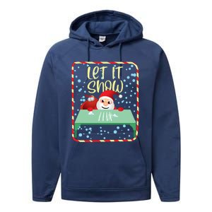 Funny Christmas Gift Cocaine Santa Great Gift Performance Fleece Hoodie