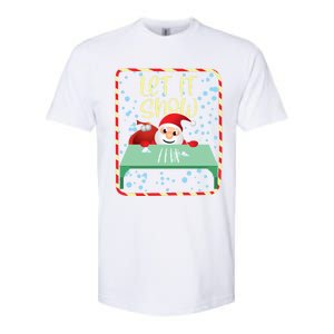 Funny Christmas Gift Cocaine Santa Great Gift Softstyle CVC T-Shirt