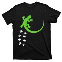 Fun Crested Gecko Eyelash Lizard Reptile Pet Herpetologist T-Shirt