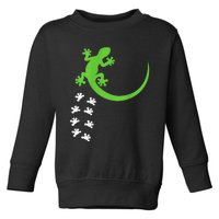 Fun Crested Gecko Eyelash Lizard Reptile Pet Herpetologist Toddler Sweatshirt