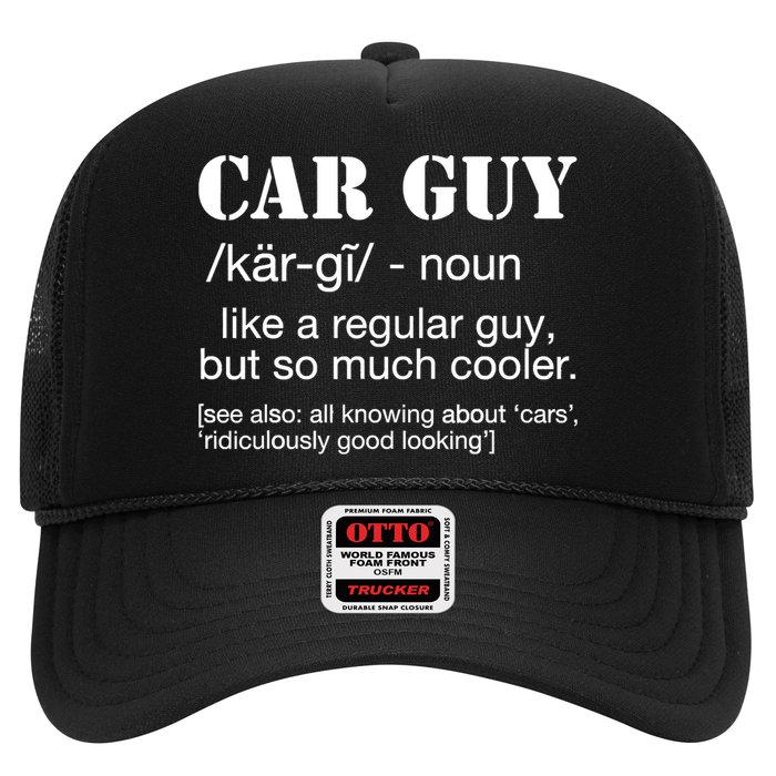 Funny Car Guy Cars Lover Racing Mechanics Car Guy Definition Trucker Hat