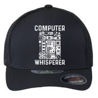 Funny Computer Geek Tech Nerd Gift Men Women Cool Support Flexfit Unipanel Trucker Cap