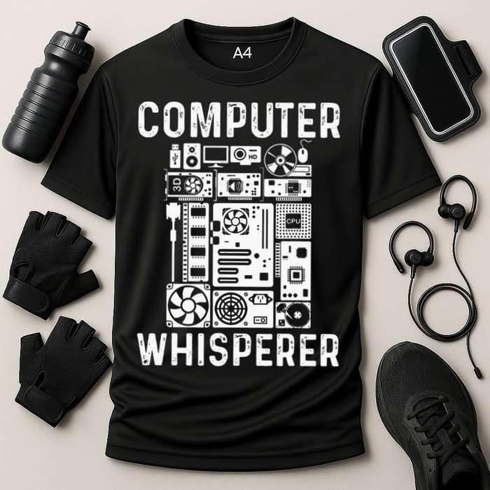 Funny Computer Geek Tech Nerd Gift Men Women Cool Support Performance Shirt