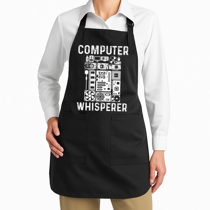 Funny Computer Geek Tech Nerd Gift Men Women Cool Support Apron